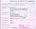 fake diamond certificate image