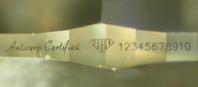 laser inscription on diamonds image